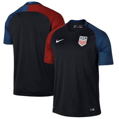 usmnt nike 2016 away replica performance jersey black|Men's Nike Black USMNT 2016 Away Authentic Performance Jersey.